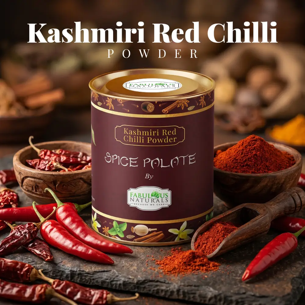 Spice Palate's Kashmiri Red Chilli Powder(3.5oz) <br><span style="font-size:14px">Rich Color. Authentic Flavor. Pure Perfection.</span>