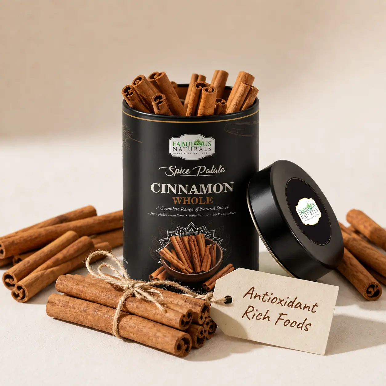 Spice Palate's Cinnamon(3.5oz) <br><span style="font-size:14px">Warm Aroma. Sweet Flavor. Naturally Exceptional.</span> - Image 5